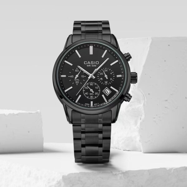 Casio Chronograph Black Dial Men’s Watch – Ultra Premium Collection