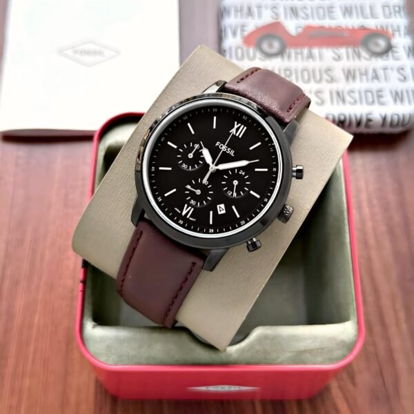 Fossil Neutra Chronograph FS5512 Black Dial Men’s Watch – Premium Collection